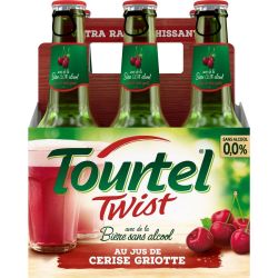 Tourtel Twist Bière Sans Alcool À La Cerise Bouteilles 6X27,5Cl