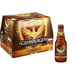 Grimbergen Bière Ambrée 6,5% : Les 12 Bouteilles De 25Cl