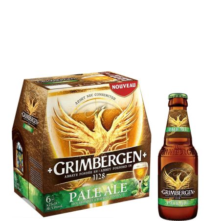 Grimbergen Bière Pale Ale : Le Pack De 6 Bouteilles 25Cl