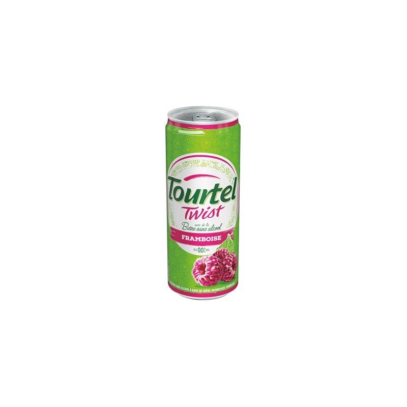 Tourtel Twist Bière Sans Alcool Framboise Boite 33Cl