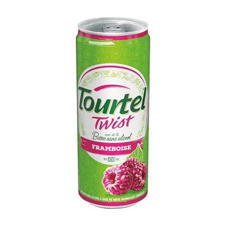 Tourtel Twist Bière Sans Alcool Framboise Boite 33Cl
