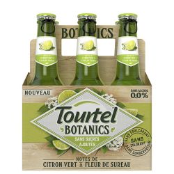 Tourtel Botanics Bière Sans Alcool Citron Vert & Fleur De Sureau Sucres Ajoutés : Le Pack 6 Bouteilles 27,5Cl