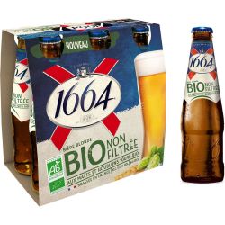 1664 Bière Blonde Bio 5,5% 6X25Cl