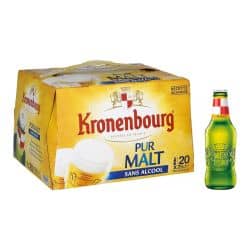 Kronenbourg Bière Pur Malt Sans Alcool 0,9% Bouteilles 20X25Cl