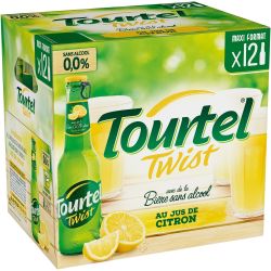 Tourtel Twist Bière Sans Alcool Aromatisée Citron : Le Pack De 12 Bouteilles 27,5Cl
