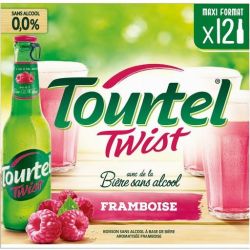 Tourtel Twist Bière Sans Alcool Framboise Bouteilles 12X27,5Cl