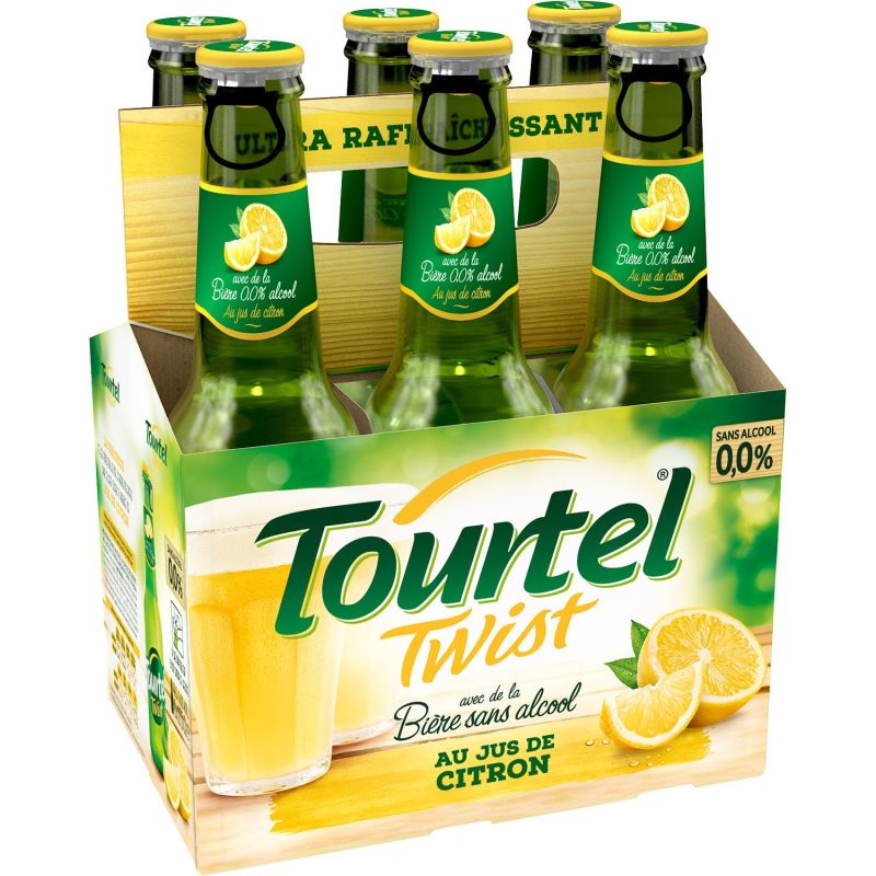 Tourtel Twist Bière Sans Alcool Aromatisée Citron : Le Pack De 6 Bouteilles 27,5Cl