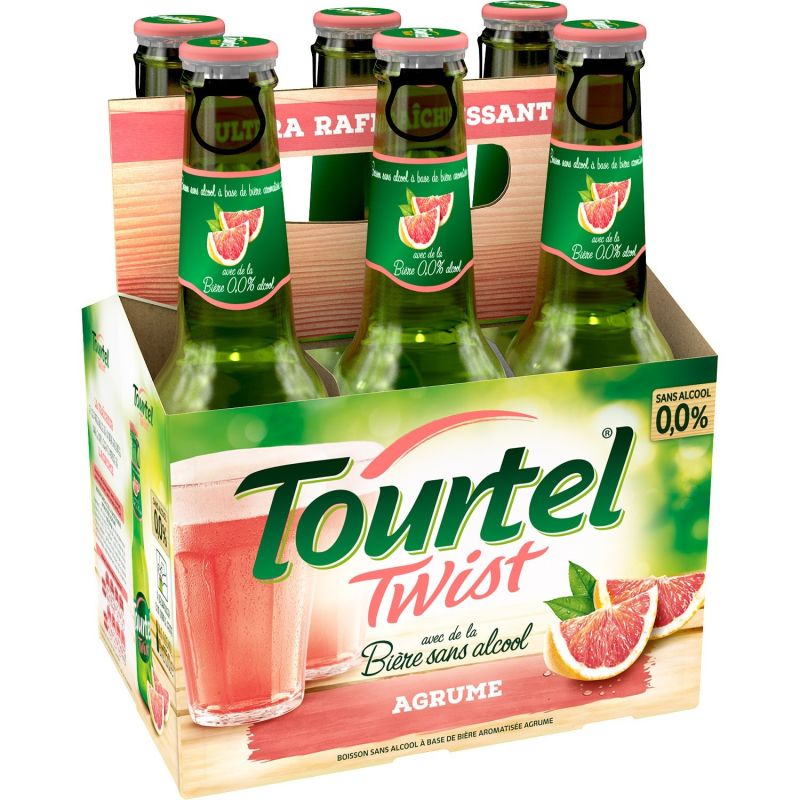 Tourtel Twist Bière Sans Alcool Aromatisée Agrumes : Le Pack De 6 Bouteilles 27,5Cl