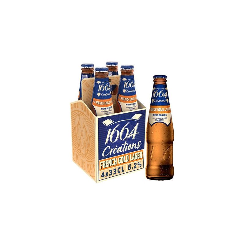 1664 Bière Crea Gold Ipa6.2D4X33Cl