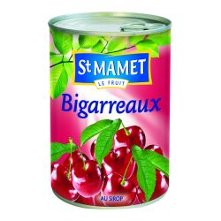 St Mamet Fruits Au Sirop Bigarreaux : La Boite De 240 G Net Égoutté