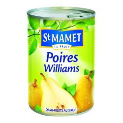 St Mamet Poires Demi-Fruit Au Sirop : La Boite De 225 G Net Égoutté - 425G