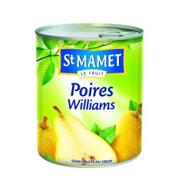 St Mamet Poires Williams Au Sirop : La Boite De 465 G Net Égoutté - 850