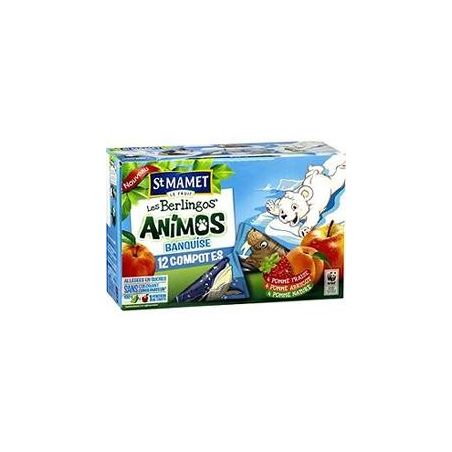 St Mamet Les Berlingos' Animos Panachés Banquise 12 X 100 G