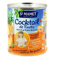 St Mamet Fruits Au Sirop Cocktail : La Boite De 500 G Net Égoutté