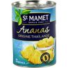 St Mamet Fruits Au Sirop Ananas Morceaux : La Boite De 345 G Net Égoutté