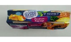 Saint Mamet Ananas Papaye 4X120G