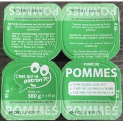 1Er Prix 4X95G Puree Pomme Ssa Cqlp