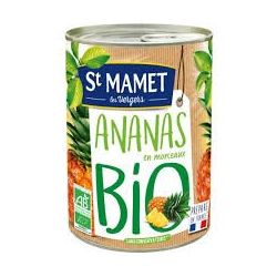 St Mamet Ananas En Morceaux Bio 245G