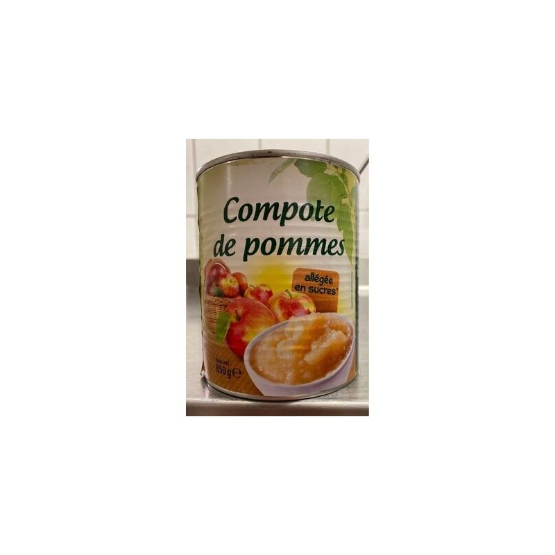 Pp No Name 850G 4/4 Compote Allegee Pomme