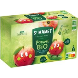 St Mamet Pomme Bio 8X100G