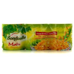 Bonduelle Maïs Sans Sucres Ajoutés : Les 3 Boites De 140G Net Égoutté - 420G