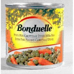 Bonduelle Bte 4/4 Petits Pois/Carottes Extra Fins