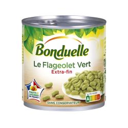 Bonduelle Flageolets Verts Extra-Fins 1/2 : La Boite De 265 G Net Égoutté