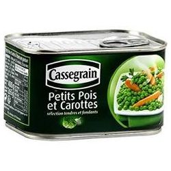 Cassegrain Petit Pois Carottes Printaniere Boite 1/1