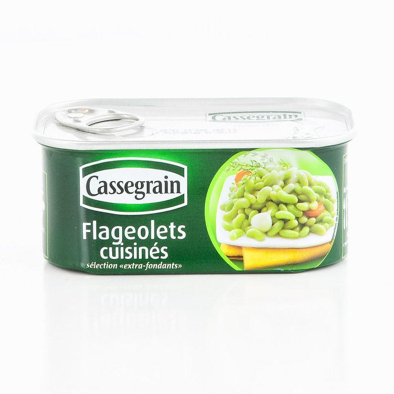 Cassegrain Flageolets Préparés Sélection "Extra-Fins" 1/4 - 130G