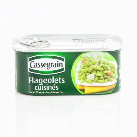 Cassegrain Flageolets Préparés Sélection "Extra-Fins" 1/4 - 130G