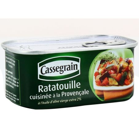 Cassegrain Ratatouille Cuisinée À La Provençale L'Huile D'Olive Vierge-Extra 185G
