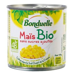 Bonduelle Maïs Bio Sans Sucres Ajoutés 285G