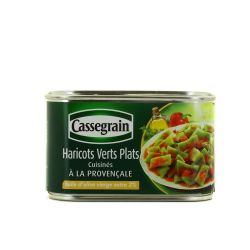 Cassegrain Haricots Verts Plats À La Provençale L'Huile D'Olive Vierge-Extra 2% 375G