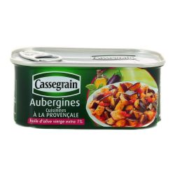 Cassegrain Confit D'Aubergines Cuisinées À La Provençale L'Huile D'Olive Vierge Extra 1% 185G