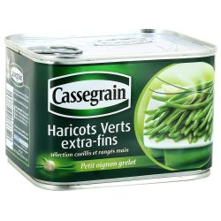 Cassegrain Haricots Verts Extra-Fins Sélection "Cueillis Et Rangés Main" 390G