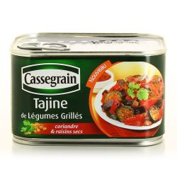 Cassegrain Tajine De Légumes Grillés Coriandre Et Raisins Secs 375G