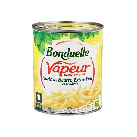 Bonduelle Vapeur Riche En Goût Haricots Beurre Extra-Fins Et Tendres 440G