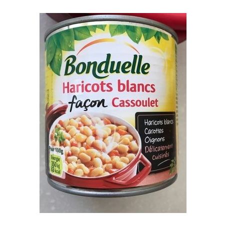 Bonduelle Bte 1/2 Haricot Beurre Cuit Facon Cassoulet 400G