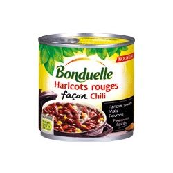 Bonduelle Haricots Rouges Façon Chili 400G