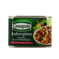 Cassegrain Aubergines Cuisinées À La Provençale L'Huile D'Olive Vierge Extra 1% 660G