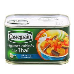 Cassegrain Légumes Cuisinés À La Thaï Lait De Coco Et Coriandre 375G