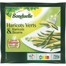 Bonduelle 750G Haricots Vert Et Beurre Précuits Vapeur