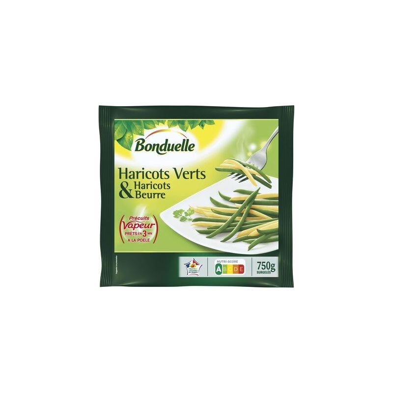 Bonduelle 750G Haricots Vert Et Beurre Précuits Vapeur