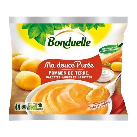 Bonduelle Bond Puree Duo Carotte 600G