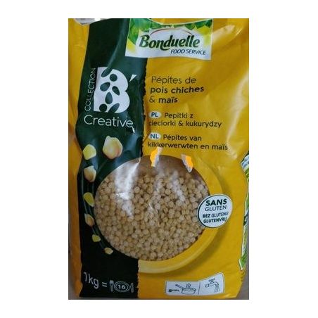Bonduelle 1Kg Pepites Pois Chiches Mais