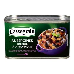 Cassegrain Légumes Cuisinés Aubergines À La Provençale : Boite De 375 G