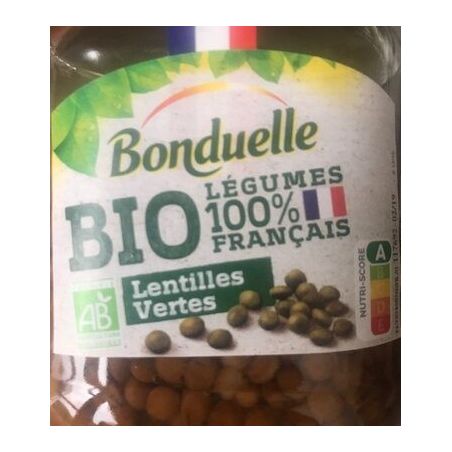 Bonduelle Lentilles Bio 340G