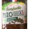 Bonduelle Lentilles Bio 340G