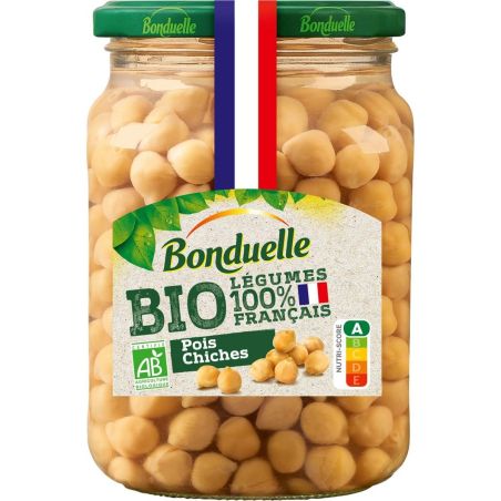 Bonduelle Pois Chiches Bio, En Bocal 340G