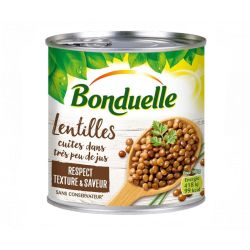 Bonduelle Lentilles Cuites Dans Très Peu De Jus Sans Conservateur 265G